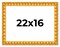 22x16 Bamboo Picture Frame with UV-Resistant Acrylic & Acid Free Backing, Available in 4 Finishes - Brown, Black, Gold, and Natural